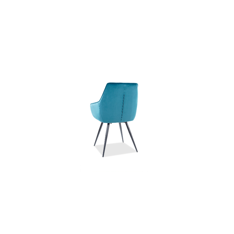 Krzesło LILIA Turkus VELVET BLUVEL 85