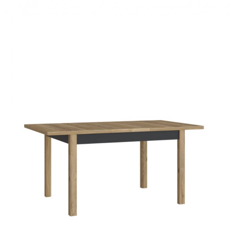 Stół rozkładany Joakimis Meble Forte dąb mauvella/czarny