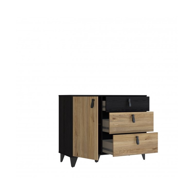 Komoda Lya Meble Forte dąb mauvella/dąb cabezone