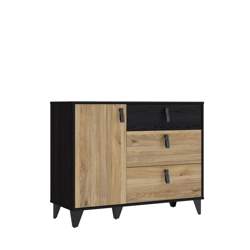 Komoda Lya Meble Forte dąb mauvella/dąb cabezone