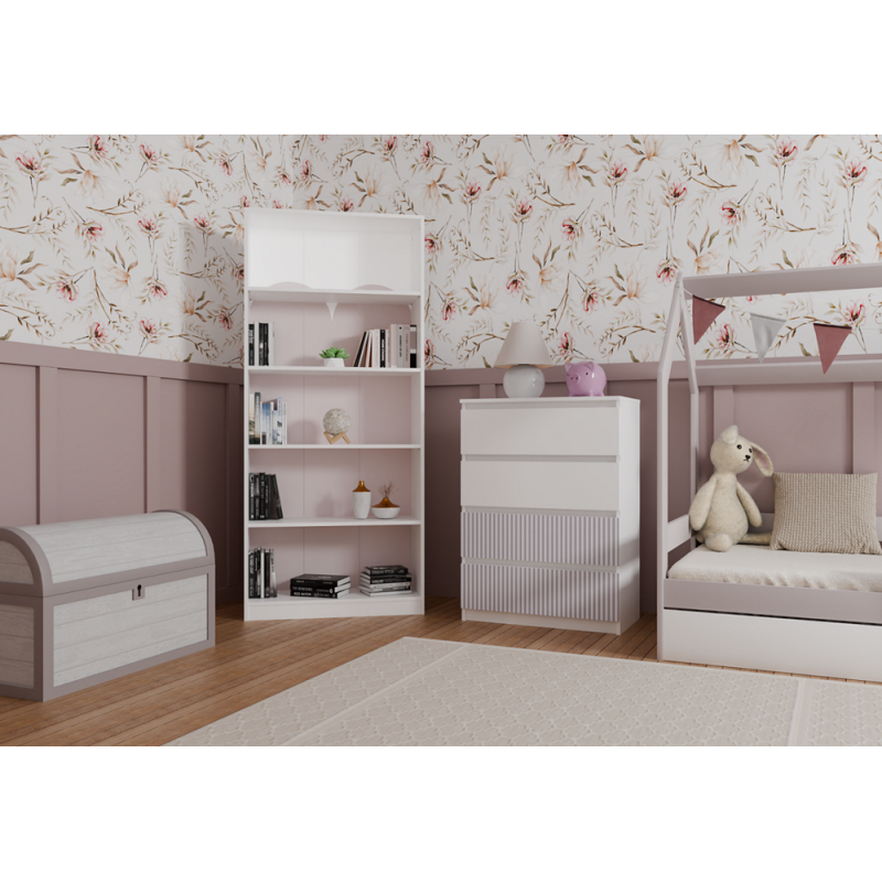 Komoda Malwa M4 ARTEO PINK Różowy