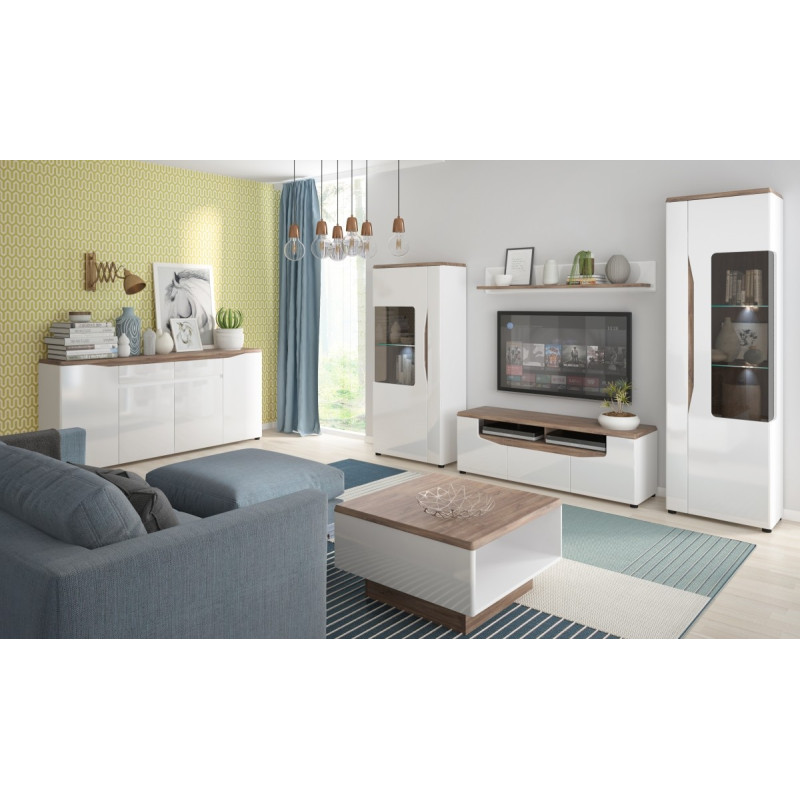 Witryna Toledo Typ TOLV02L 1D Meble Wójcik Kolekcja Toledo