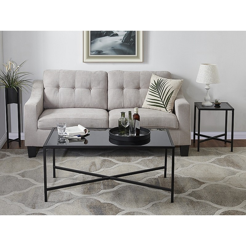 ŁAWA OSAKA C CZARNY/CZARNY 80X80