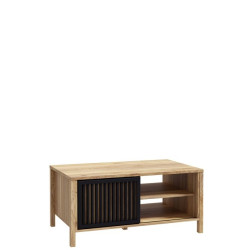 Stolik kawowy Jytana Meble Forte dąb mauvella/czarny