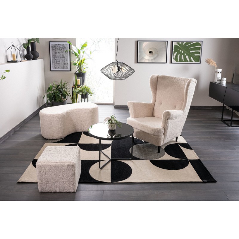 ŁAWA ITALIA CZARNY / CZARNY (ZESTAW)