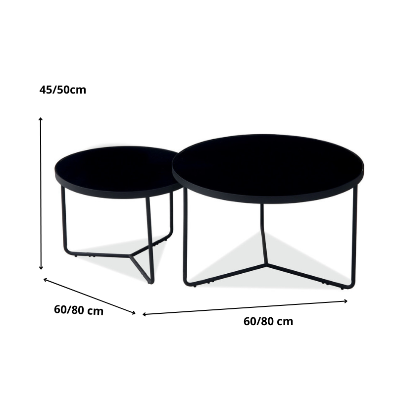 ŁAWA ITALIA CZARNY / CZARNY (ZESTAW)