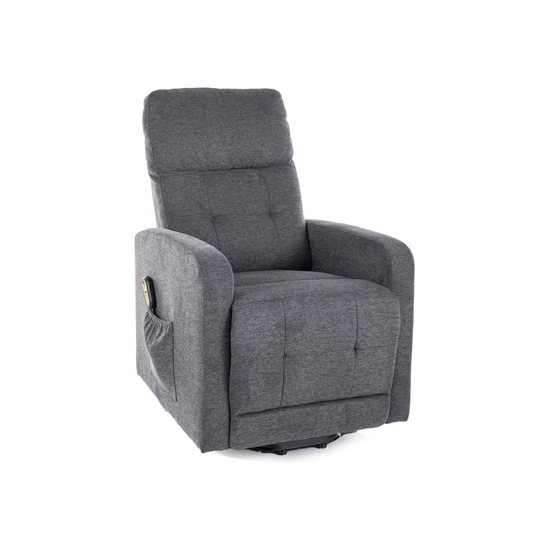 FOTEL ROZKŁADANY OTUS II (FUNKCJA PIONIZACJI) CIEMNY SZARY BREGO 18