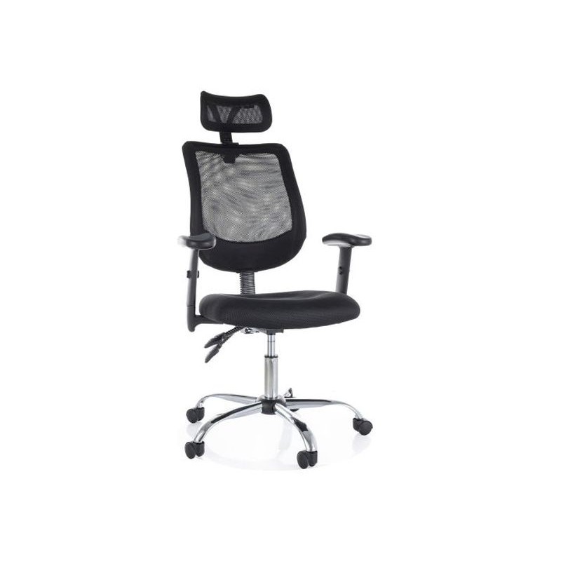 FOTEL OBROTOWY Q-118R CZARNY FOTEL OBROTOWY Q-118R CZARNY