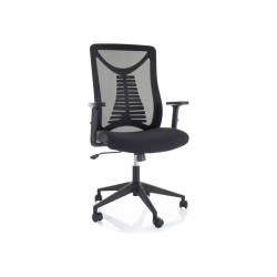 FOTEL OBROTOWY Q-330R CZARNY