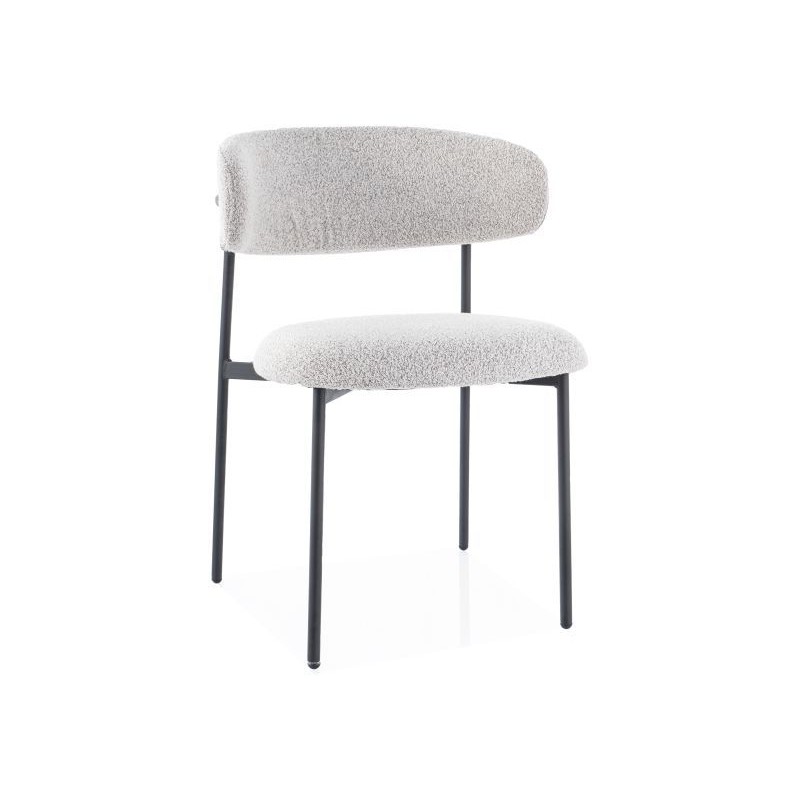 KRZESŁO ELTON STELAŻ CZARNY / BEŻ TAP.231