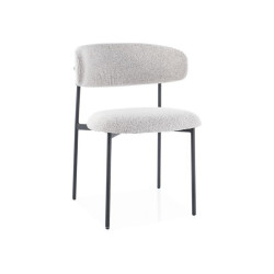 KRZESŁO ELTON STELAŻ CZARNY / BEŻ TAP.231