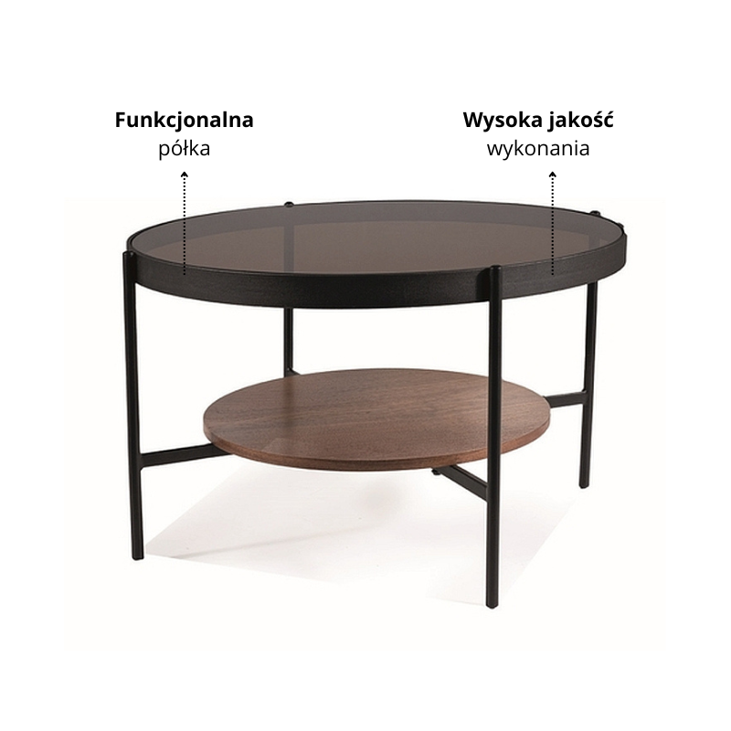 ŁAWA PRIMA B BURSZTYNOWY/ORZECH FI 74X43