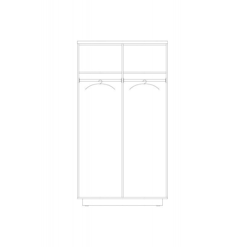 Szafa dwudrzwiowa Linea Art.15 Meble Gołąb dąb