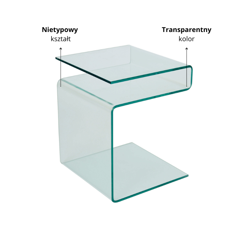 ŁAWA EPI TRANSPARENTY 42x38x49
