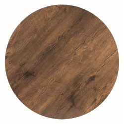 STÓŁ AMADEO II ORZECH/CZARNY MAT FI 90