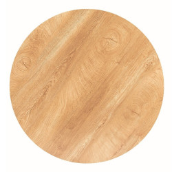 STÓŁ AMADEO II DĄB/CZARNY MAT FI 90