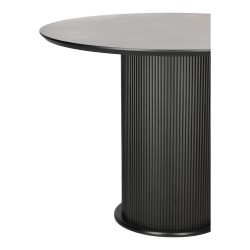Stół Elia 100cm okrągły czarny