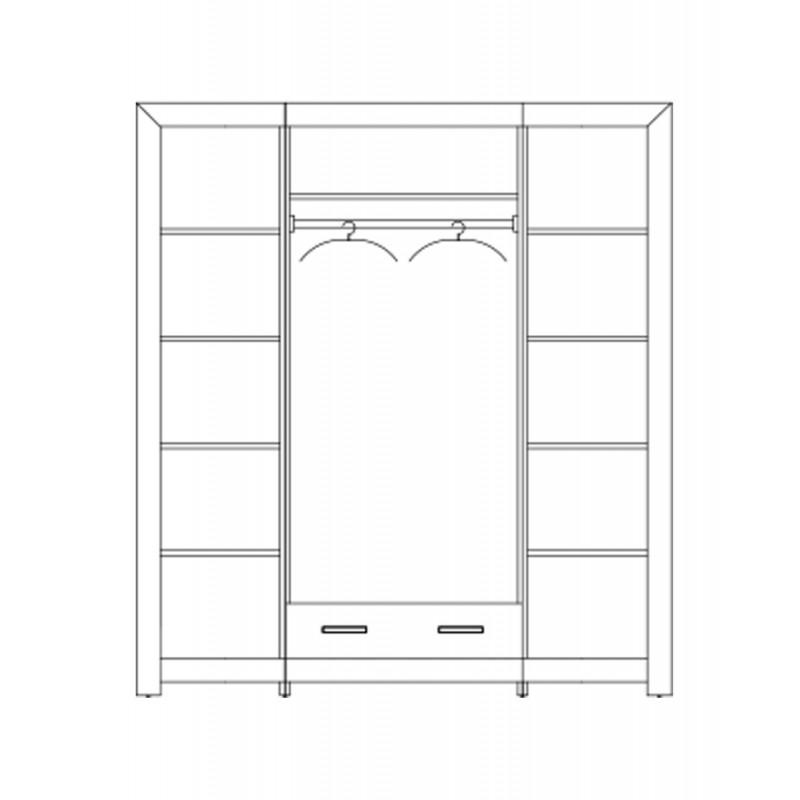 Szafa Amarant art. 22 Meble Gołąb Kolekcja Amarant