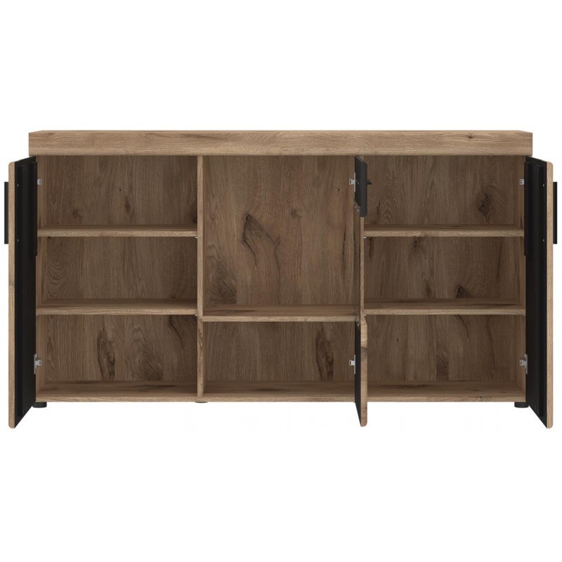 Komoda Grano GRNK02 Meble Wójcik Kolekcja Grano dąb viking/szary