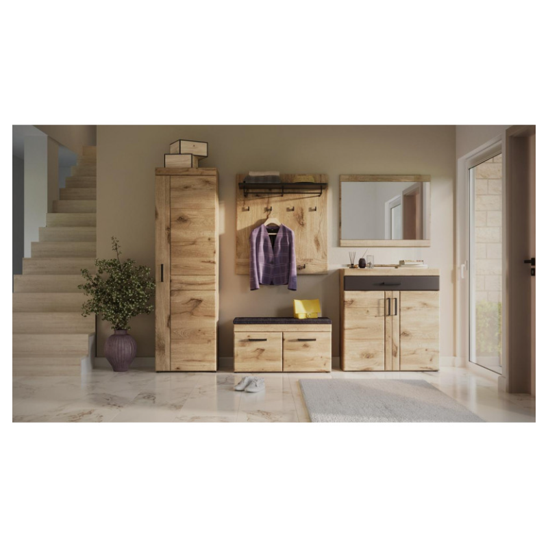 Komoda Grano GRNGK1 Meble Wójcik Kolekcja Grano dąb viking/szary