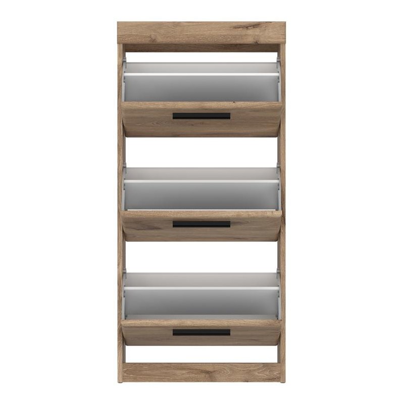 Regał Grano GRNGK3 Meble Wójcik Kolekcja Grano dąb viking/szary