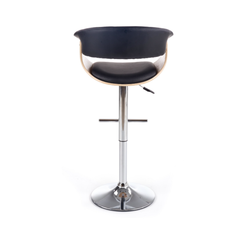 Hoker Uranus jasny dąb/czarna ekoskóra