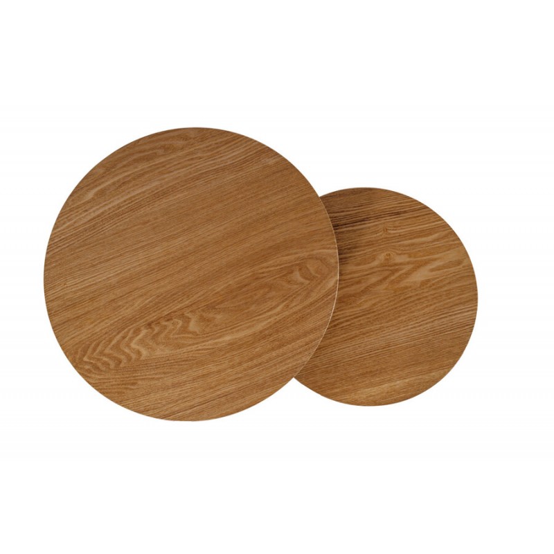 ŁAWA AMARO DĄB/CZARNY (ZESTAW)