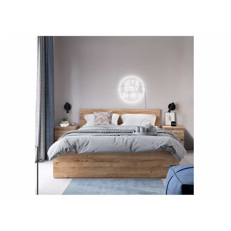Zestaw łóżko Fribo 160x200 + materac Meble Wójcik Kolekcja