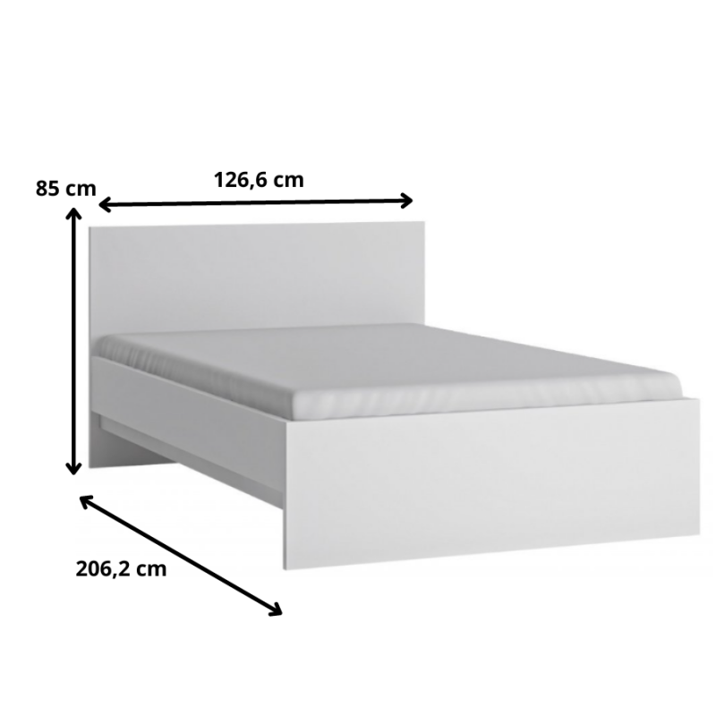 Łóżko Fribo FRIZ02 Meble Wójcik Kolekcja Fribo