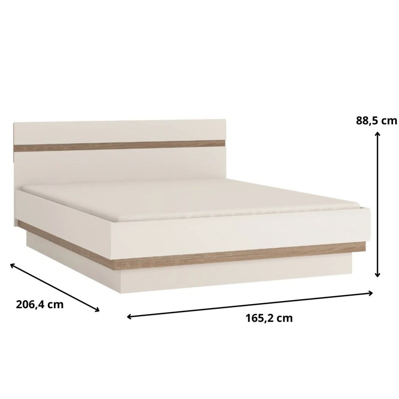 Łóżko 160 z podnoszonym stelażem Linate Typ 94 Meble Wójcik