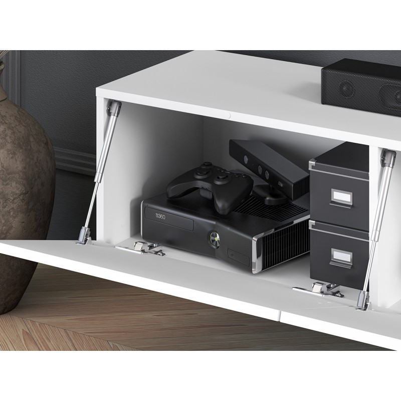Szafka RTV wisząca Clearing 07 ML Meble biała