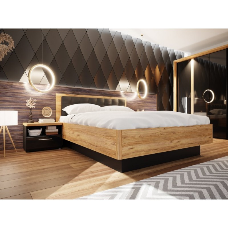 Stelaż łóżka Tuluza Black JLTL3161-M397 Meble Forte