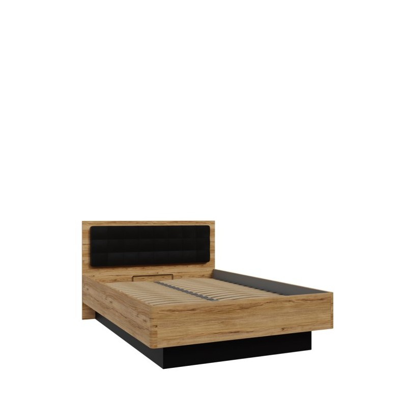 Stelaż łóżka 140x200 Tuluza Black Meble Forte