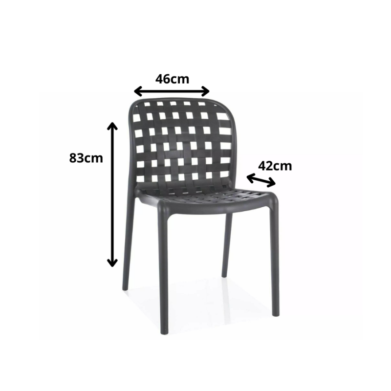 Krzesło Strip szare