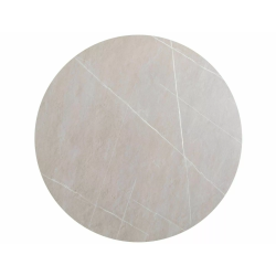 Okrągły stół Murano szary/chrom FI120