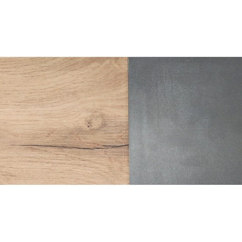 Rozkładany stół Exel dąb artisan/srebrny 140(180)X85