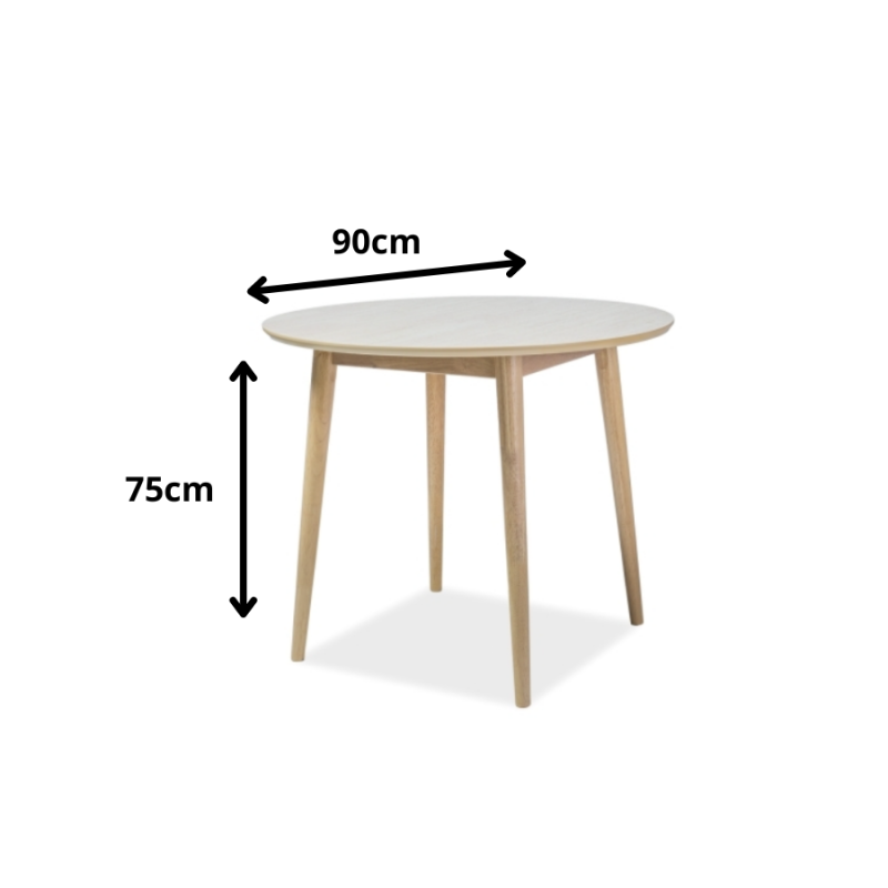 Stół Nelson dąb miodowy FI90