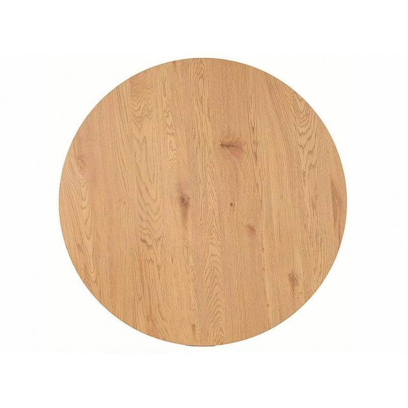 Stół Tetis dąb/czarny mat stelaż FI100