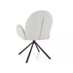 KRZESŁO PLANET RAVEN CZARNY STELAŻ/BEŻ 22