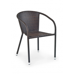 Zestaw ogrodowy stół Master + 6x krzesło Midas czarny/ciemny