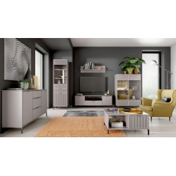 Komoda 133cm LINKaSTYLES LS2 cashmere/indigo Komoda 133cm LINKaSTYLES LS2 cashmere/indigo