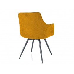 Krzesło obrotowe Mango Vardo czarny stelaż/curry 66