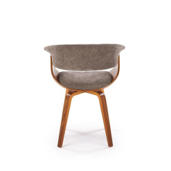 Krzesło z giętego drewna Venus popielaty/orzechowy