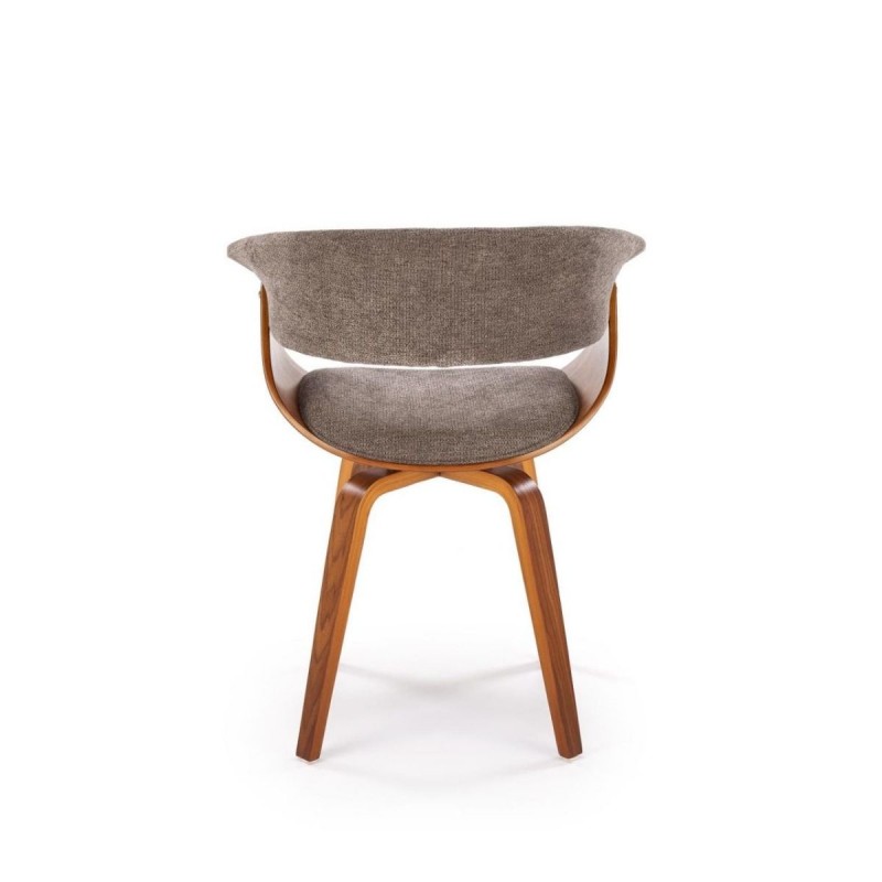 Krzesło z giętego drewna Venus popielaty/orzechowy