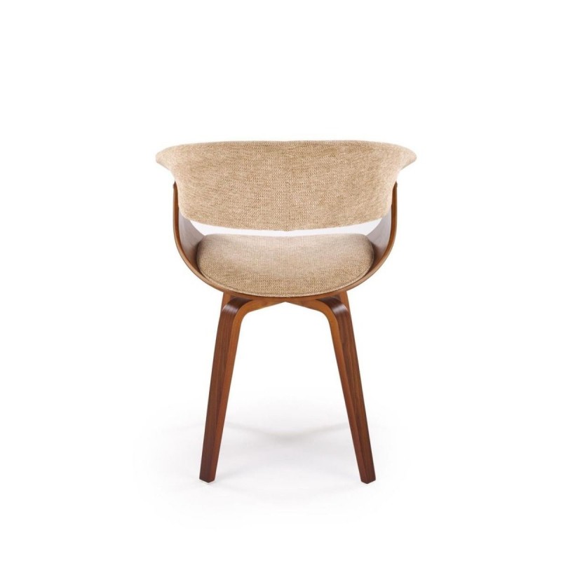 Krzesło z giętego drewna Venus beżowy/orzechowy