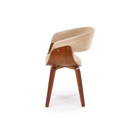 Krzesło z giętego drewna Venus beżowy/orzechowy