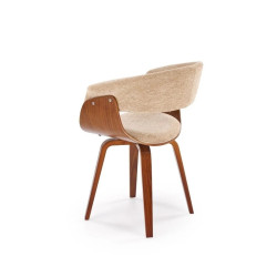 Krzesło z giętego drewna Venus beżowy/orzechowy