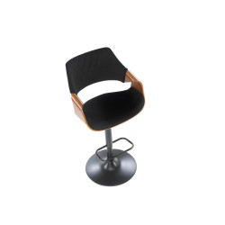 H124 hoker czarny / orzechowy H124 hoker czarny / orzechowy