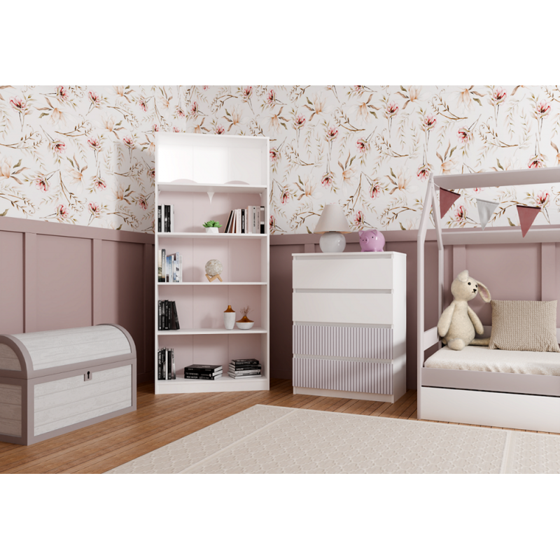 Komoda Malwa M4 ARTEO PINK Różowy