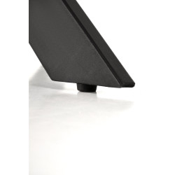 EDGAR 2 stół okrągły, blat - biały marmur, nogi - czarny EDGAR 2 stół okrągły, blat - biały marmur, nogi - czarny